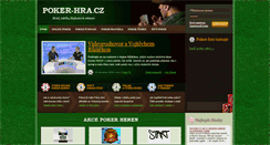 Desktop Screenshot of poker-hra.cz